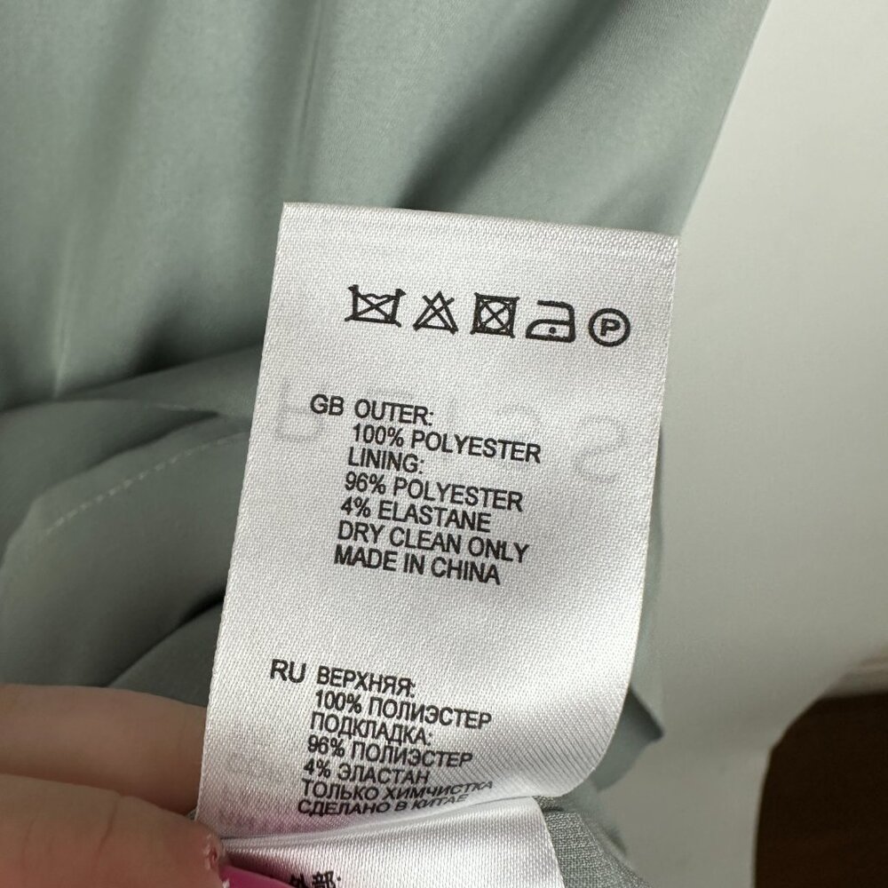 Reiss Cora Drape Front Crossover Flutter Sleeve D… - image 8